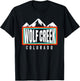 Throwback Wolf Creek Ski CO Winter Gear Colorado Snowboard T-Shirt - T-Shirt | Black