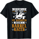 My Daughter Became A Barrel Racer Dad Barrel Racing Dad T-Shirt - T-Shirt | Black