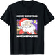 Merry Christmas Motherfucker Funny Santa Claus T-Shirt - T-Shirt | Black