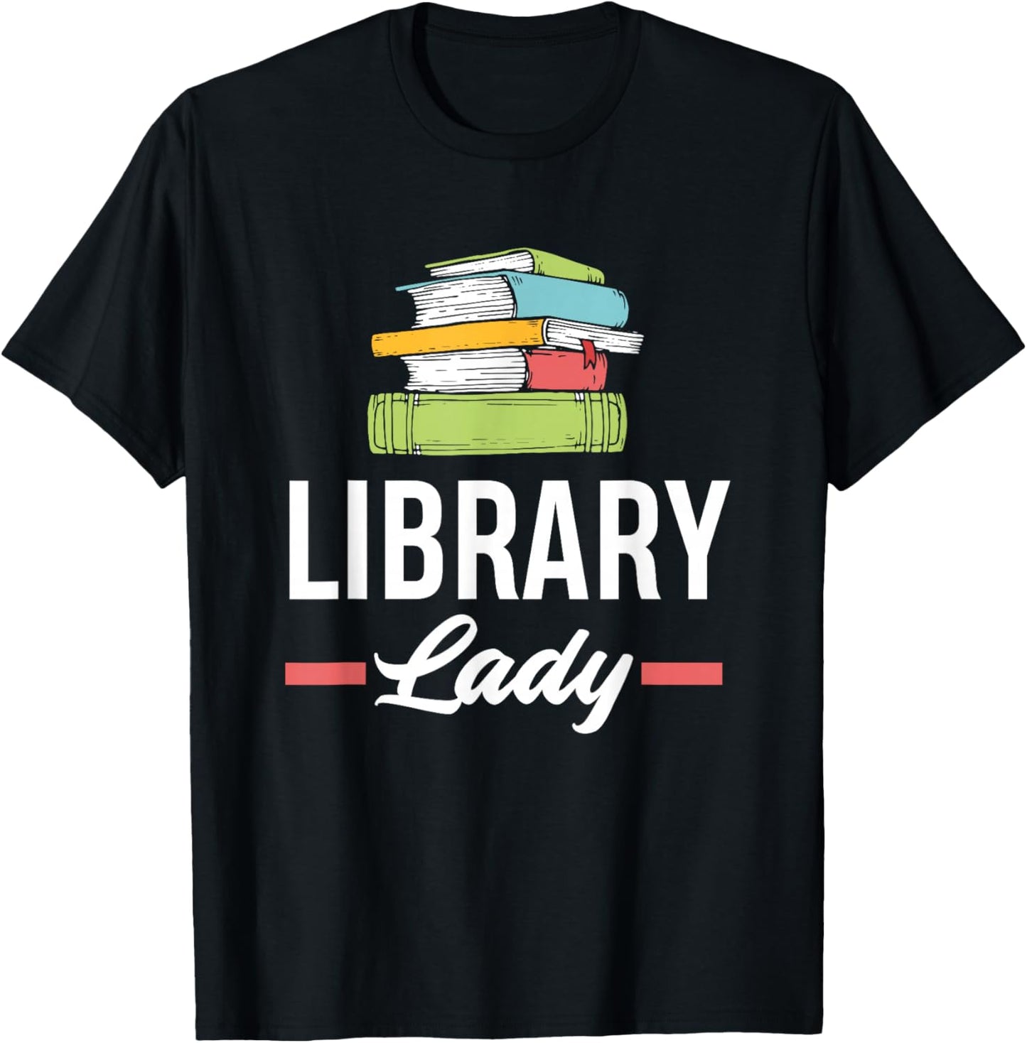Funny Library Lady Librarian Library Assistant Small T-Shirt - T-Shirt | Black