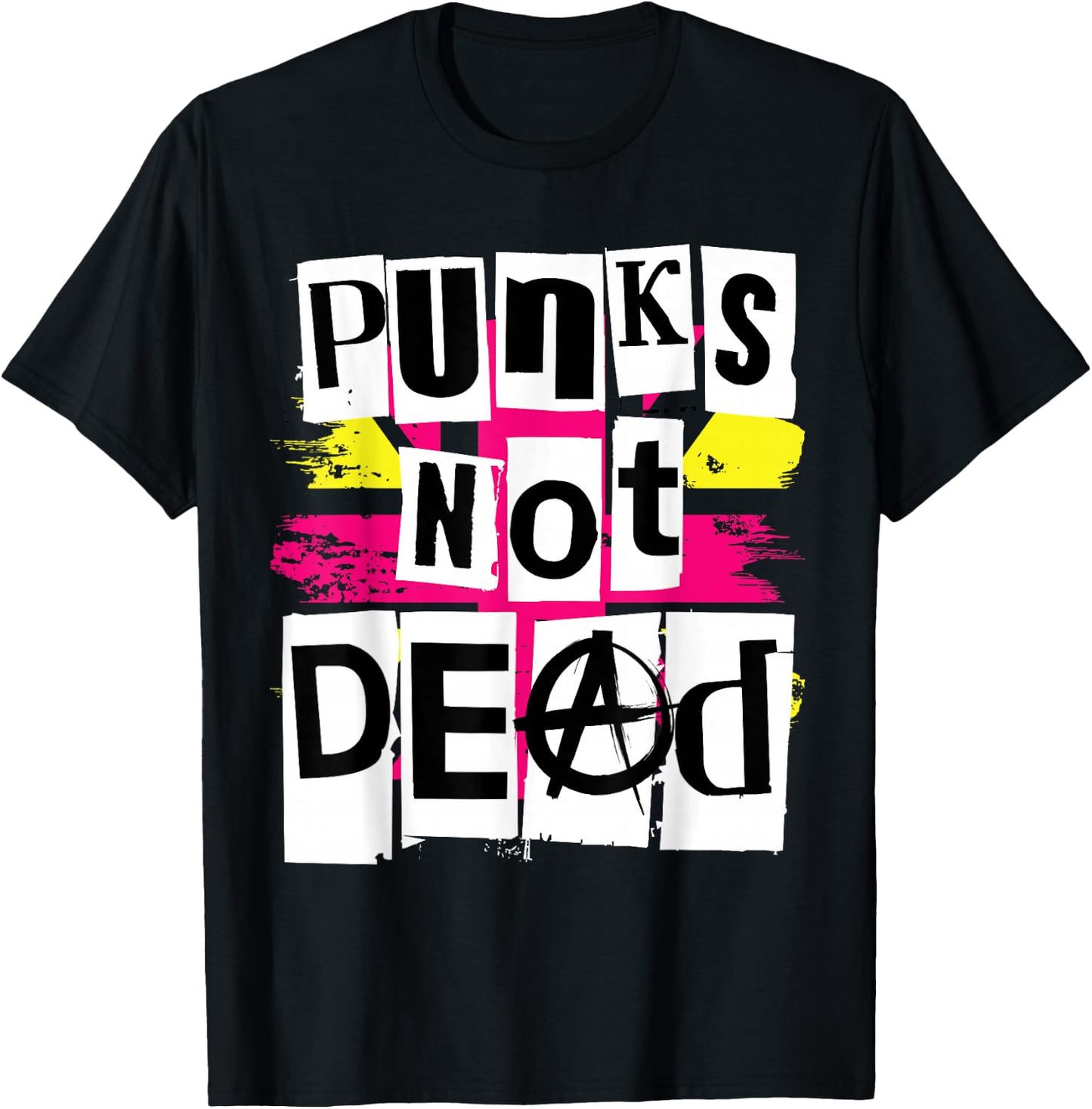 Punks Not Dead T Shirt for Punk Rock Fans T-Shirt - T-Shirt | Black