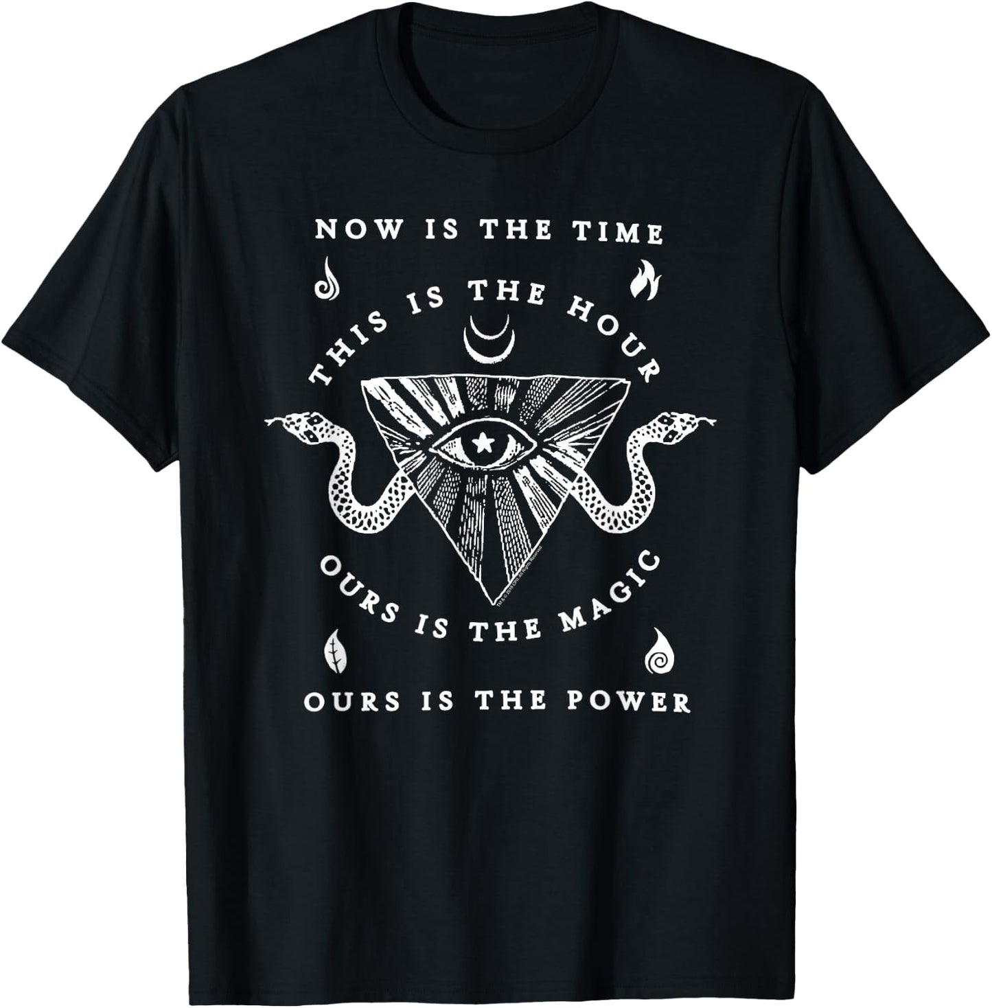 The Craft Now is the Time Occult Symbols 90's Witch Movie T-Shirt - T-Shirt | Black