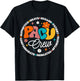 Groovy Floral PACU Crew Post Anesthesia Care Unit Nursing T-Shirt - T-Shirt | Black