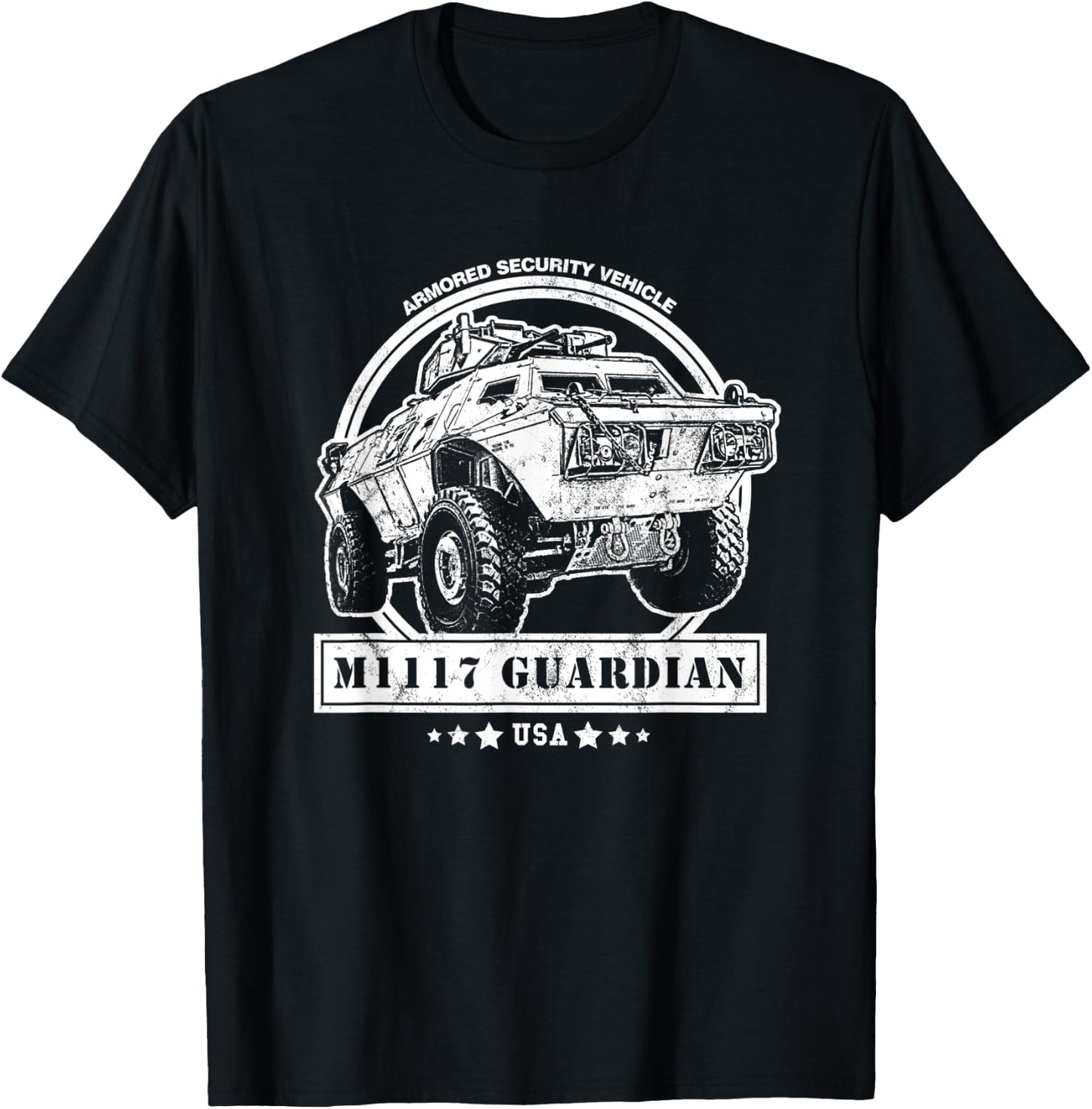 M1117 Guardian Armored Security Vehicle (ASV) T-Shirt - T-Shirt | Black