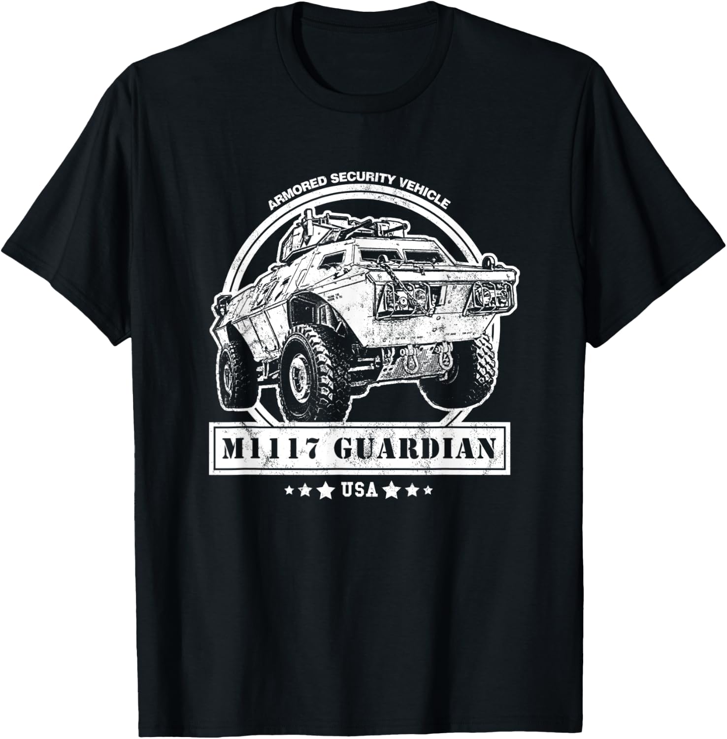 M1117 Guardian Armored Security Vehicle (ASV) T-Shirt - T-Shirt | Black
