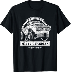 M1117 Guardian Armored Security Vehicle (ASV) T-Shirt - T-Shirt | Black