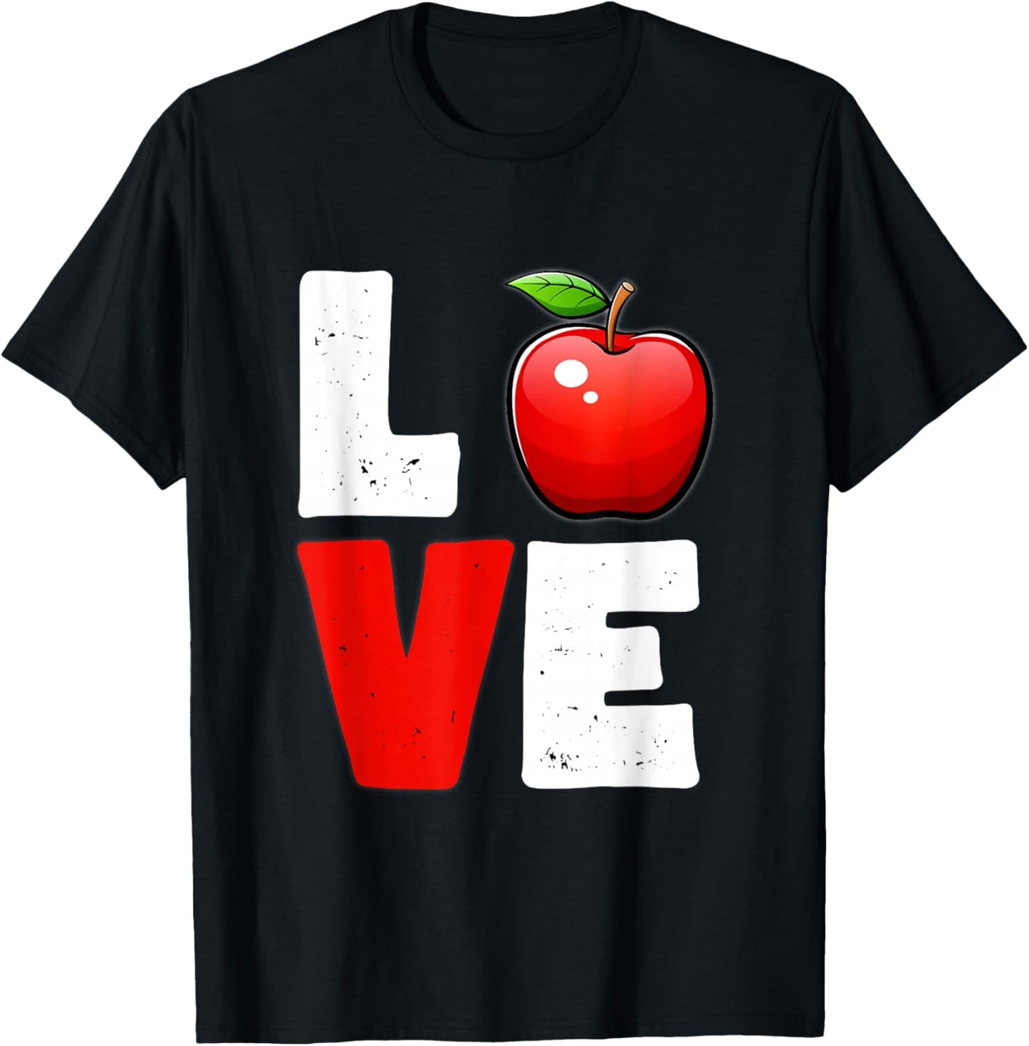 Apple Shirt , Apple Shirt , Apple for Youth T-Shirt - T-Shirt | Black