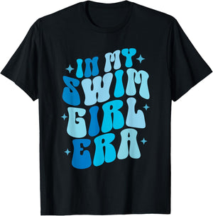 In My Swim Girl Era Swimming Swimmer Swim Women T-Shirt - T-Shirt | Black