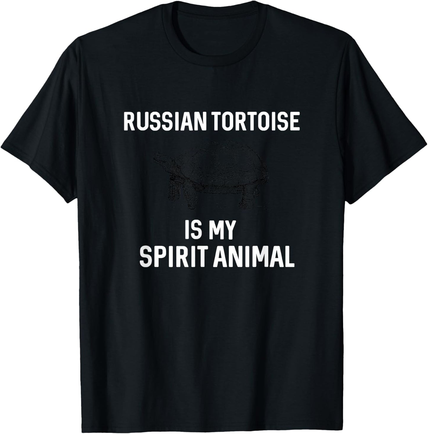Tortoise - Russian Tortoise lovers Gift T-Shirt - T-Shirt | Black