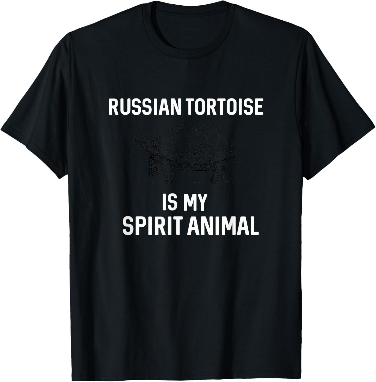 Tortoise - Russian Tortoise lovers Gift T-Shirt - T-Shirt | Black