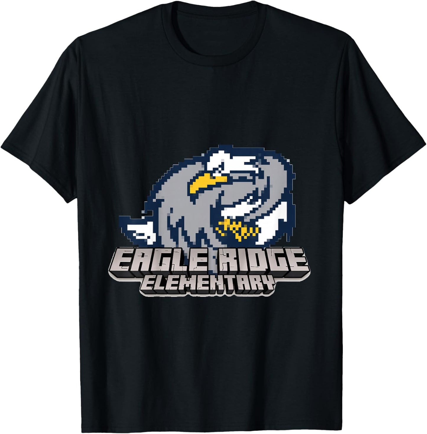 Eagle Ridge Pixel T-Shirt - T-Shirt | Black