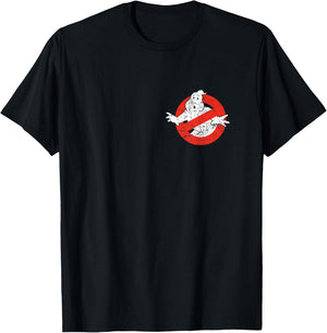 Ghostbusters Front and Back I Ain't Afraid Distressed Movie T-Shirt - T-Shirt | Black