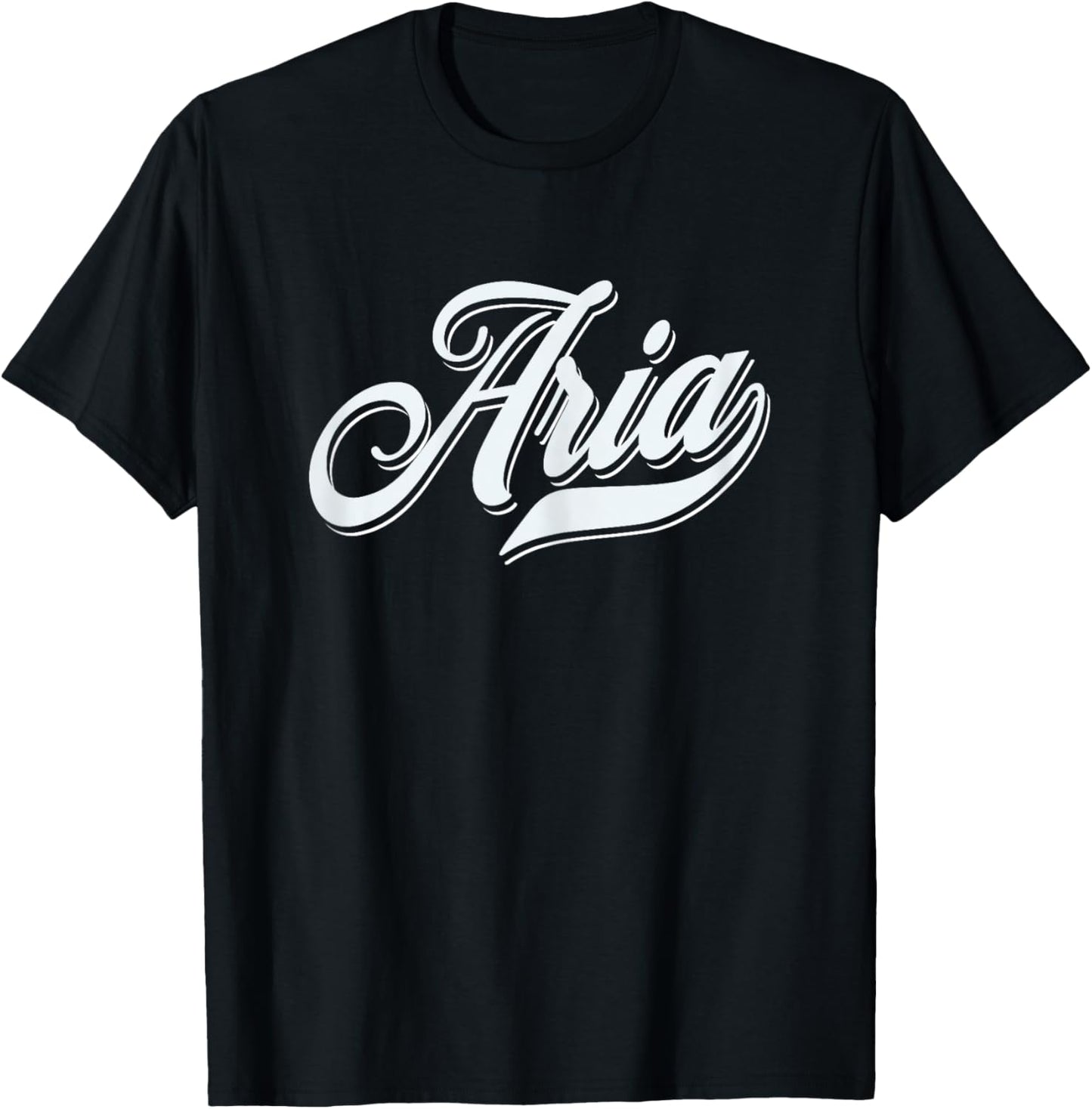 Femme Filles Idée Cadeau drôle Humour prénom pour Aria T-Shirt - T-Shirt | Black