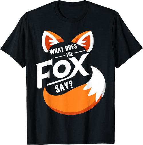 Retro What Does Vintage Art The Fox Funny Saying Animal Say