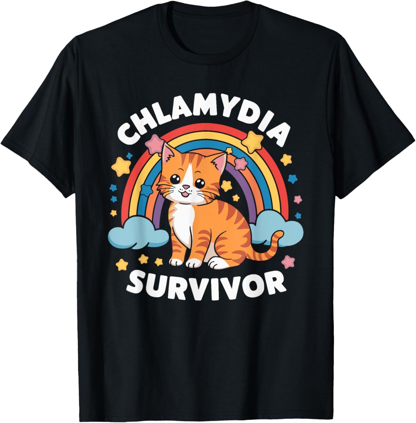 Chlamydia Survivor T-Shirt - T-Shirt | Black