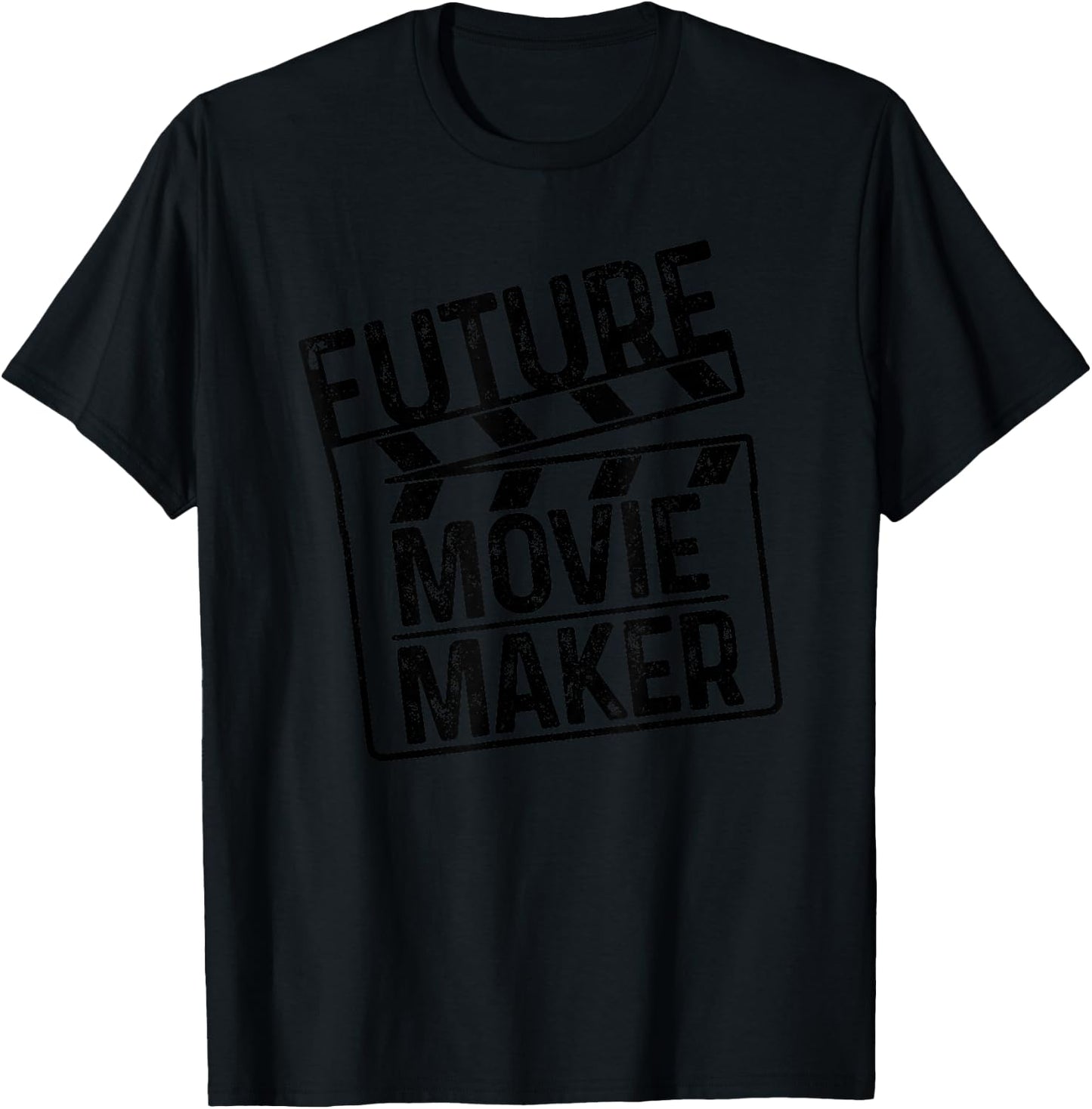 Future Movie Director Film Making Filmmaker Funny Gift T-Shirt - T-Shirt | Black