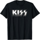KISS - Metallic Logo T-Shirt - T-Shirt | Black