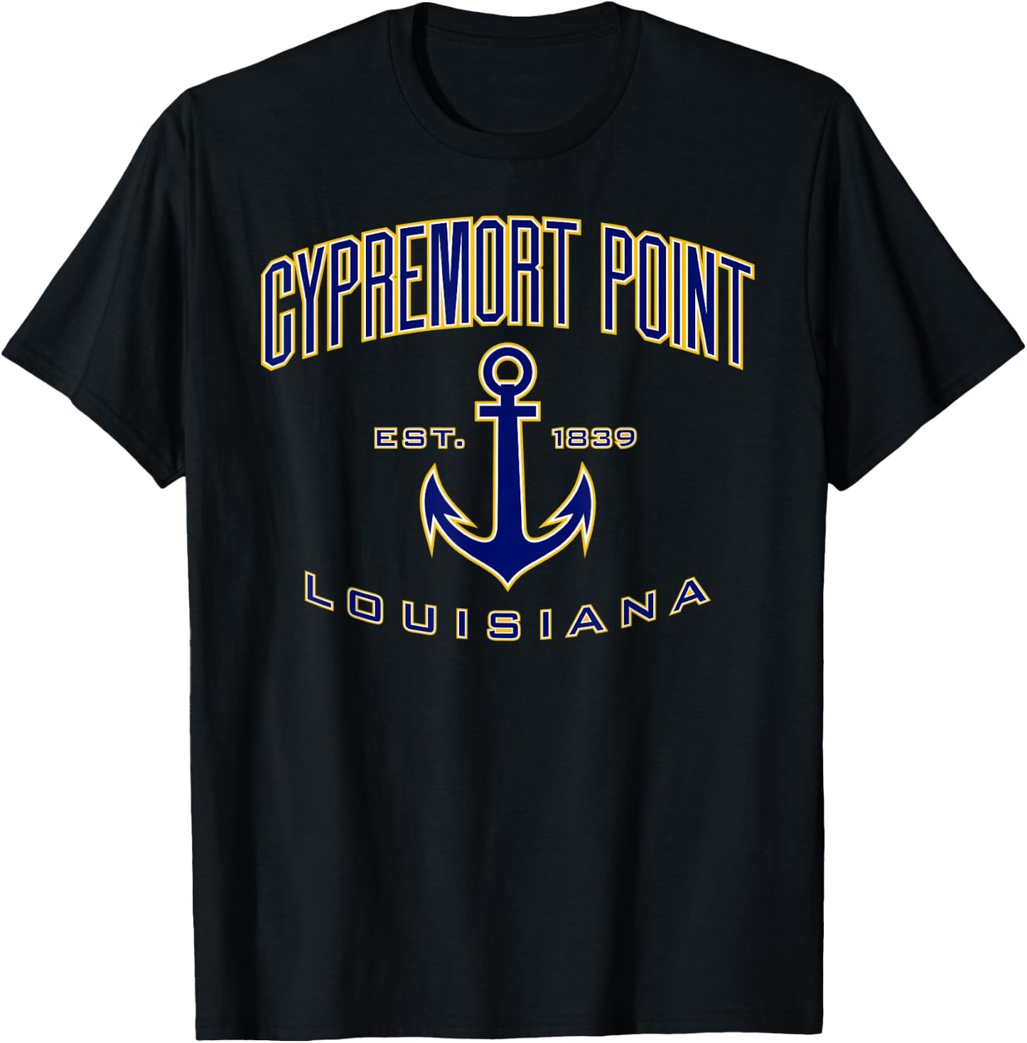 Cypremort Point LA T-Shirt - T-Shirt | Black