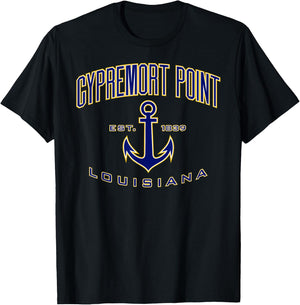 Cypremort Point LA T-Shirt - T-Shirt | Black