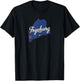 Fryeburg Maine ME Map T-Shirt - T-Shirt | Black