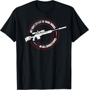Vintage Armed Forces Military Funny Saying Veteran Sniper T-Shirt - T-Shirt | Black