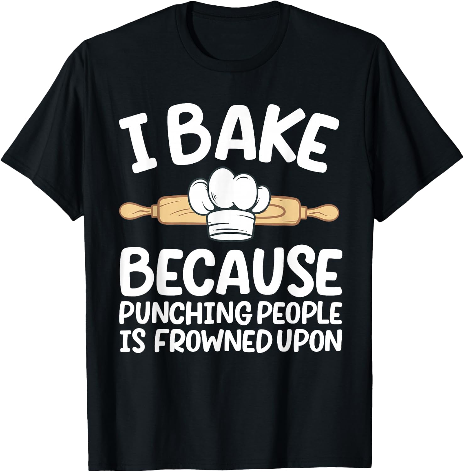 Funny Baking Design Women Pastry Chef Baking Baker T-Shirt - T-Shirt | Black