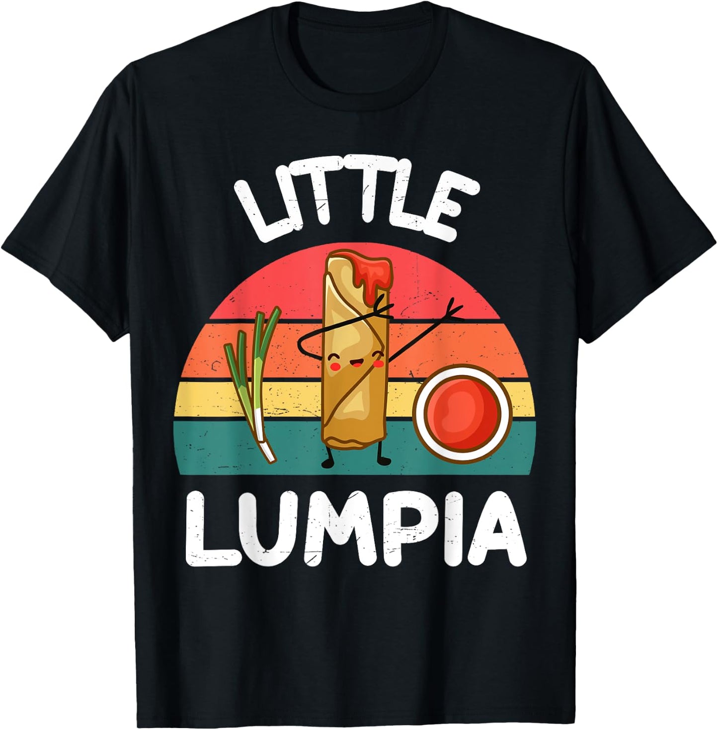 Toddler Boys Little Lumpia Cute Baby Girls Filipina Filipino T-Shirt - T-Shirt | Black