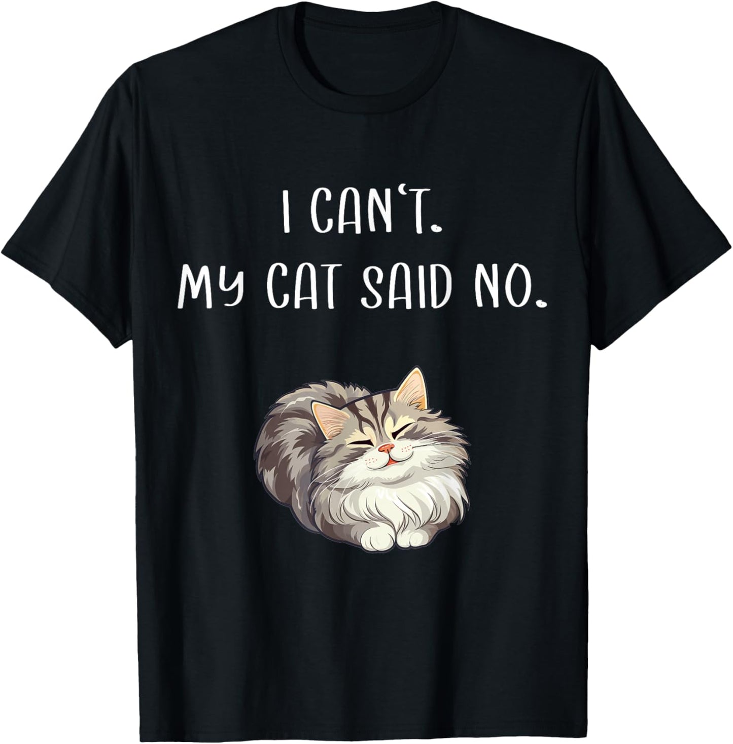 Siberian Kitten Sayings Owner For Sale Siberian Forest Cat T-Shirt - T-Shirt | Black
