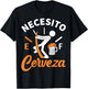 Necesito Cerveza - I Need Beer Funny Beer Lover T-Shirt - T-Shirt | Black