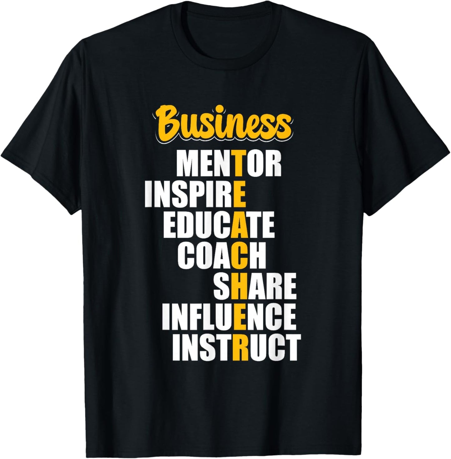 Business Teacher T-Shirt - T-Shirt | Black