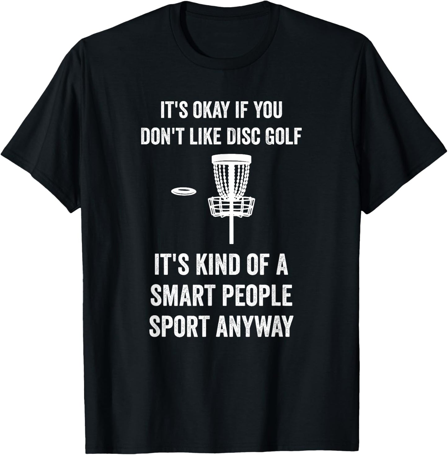Funny Disc Golf Men Woman Kids T-Shirt - T-Shirt | Black