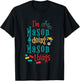 Kids I'm Mason Doing Mason Things Cute Boys T-Shirt - T-Shirt | Black