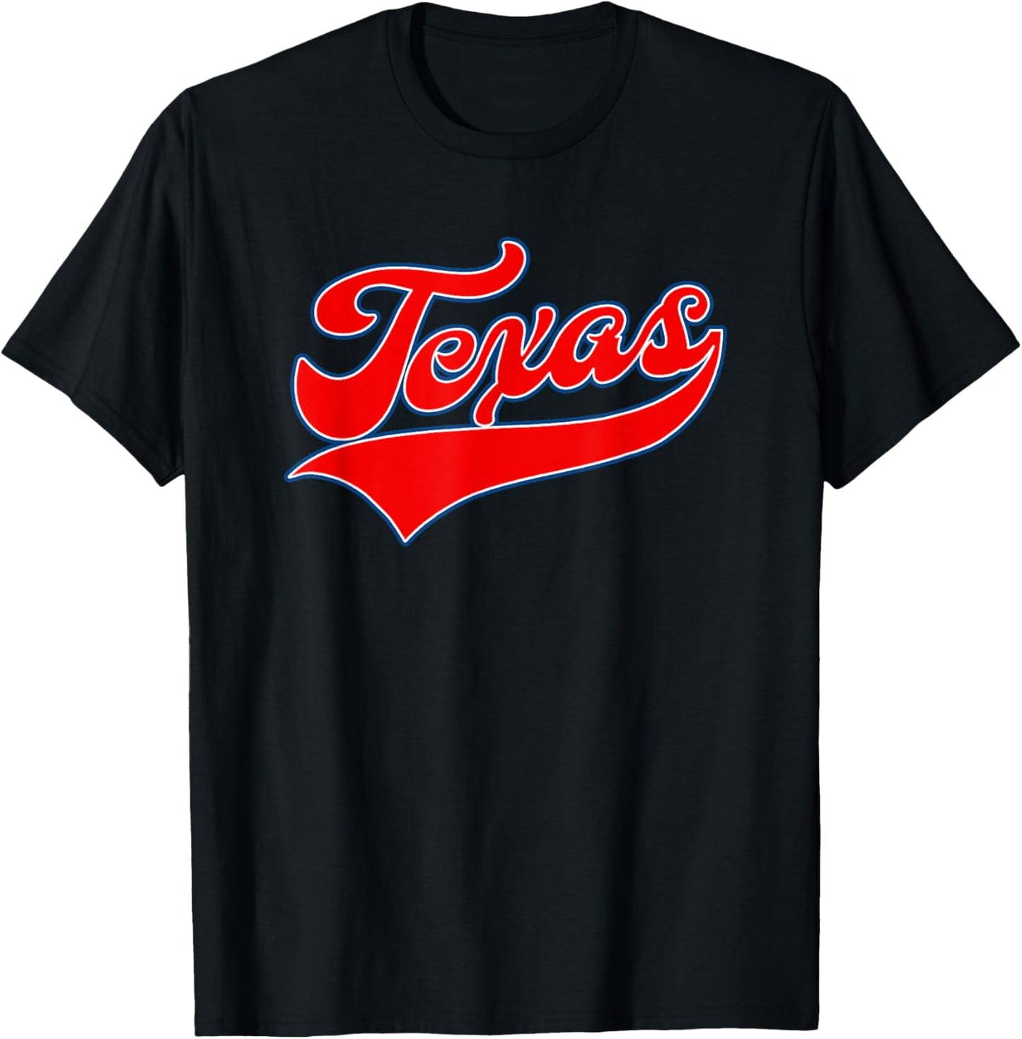TEXAS - Throwback Design - Classic T-Shirt - T-Shirt | Black