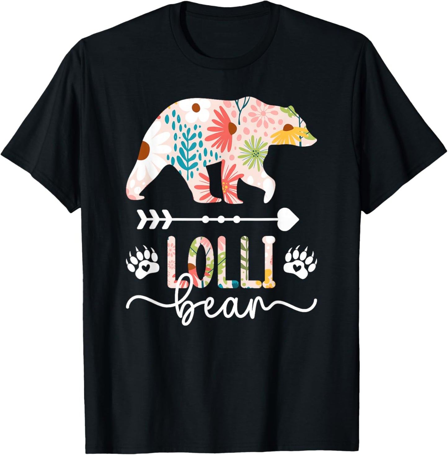 Lolli Bear Lolli Grandma Lolli Grandmother T-Shirt - T-Shirt | Black