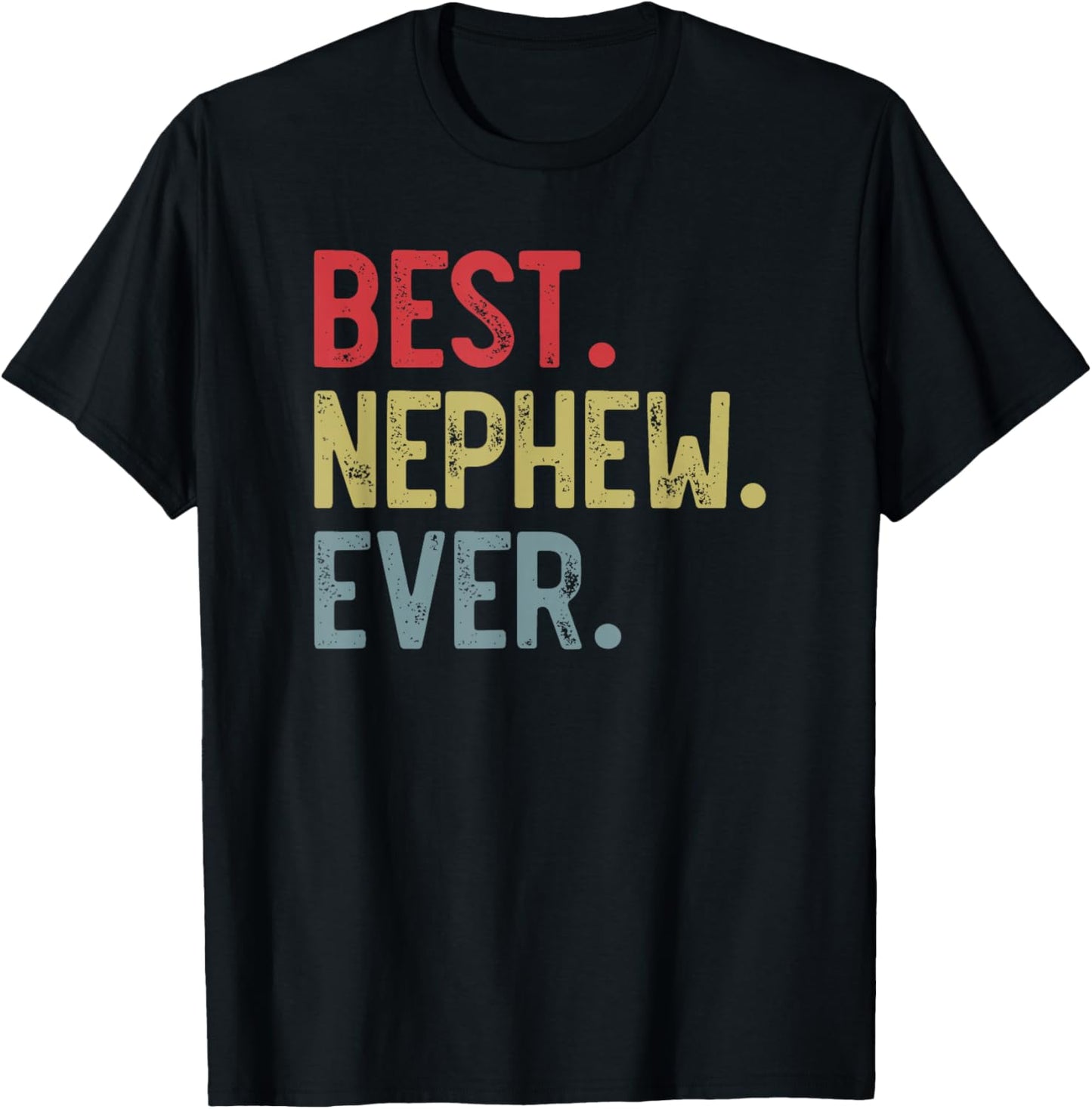 Best Nephew Ever Vintage Father's Day for Nephew T-Shirt - T-Shirt | Black