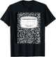 Composition Notebook Costume - Matching Group Halloween T-Shirt - T-Shirt | Black