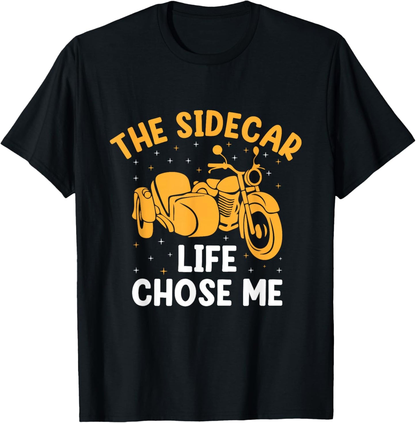 Sidecar Motorcycle Motorcyclist Bike Motorbike Sidecar Rider T-Shirt - T-Shirt | Black