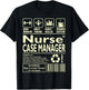 Hardworking Multitasking Nurse Case Manager T-Shirt - T-Shirt | Black
