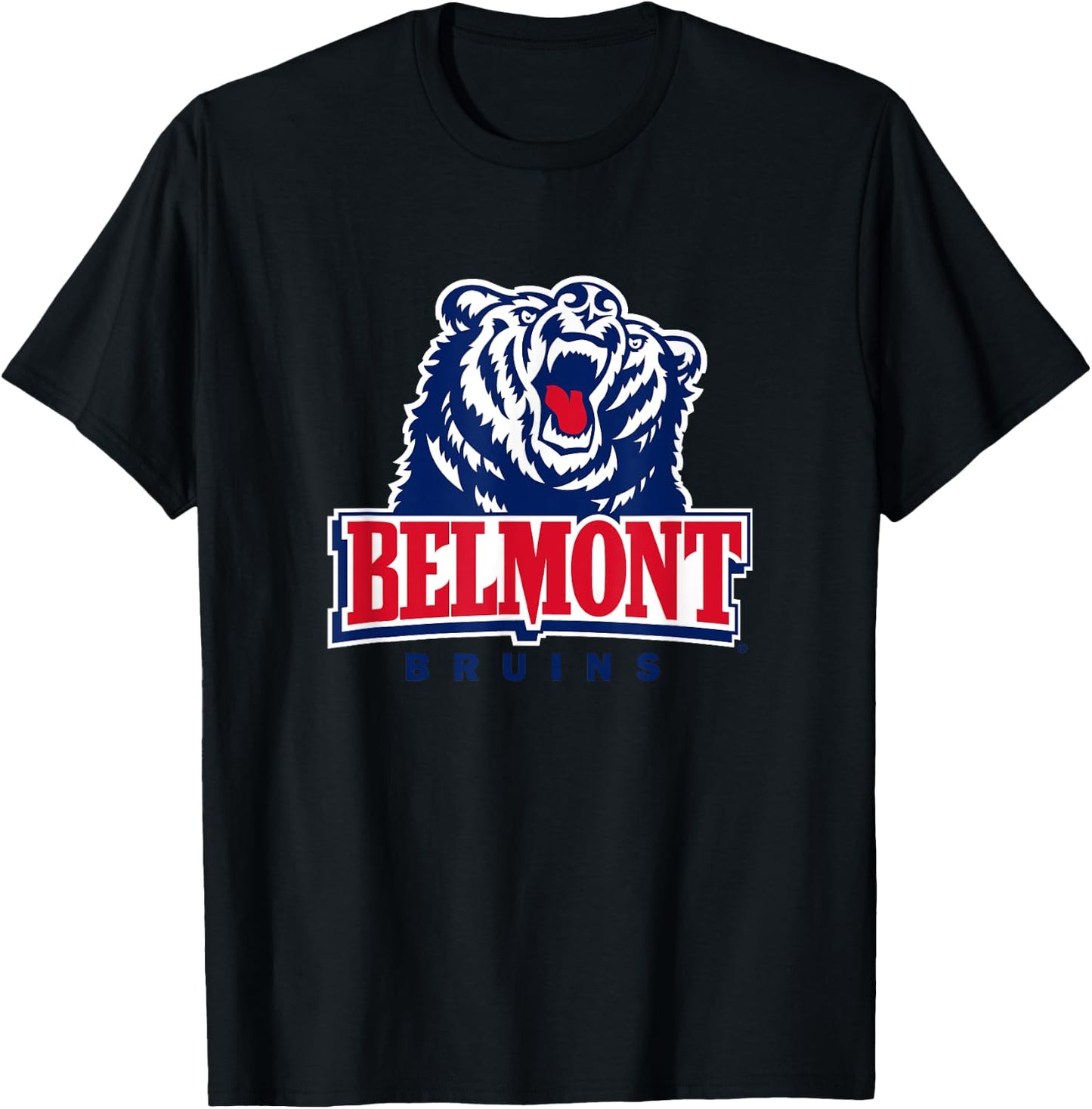 Belmont Bruins | Official NCAA Merch | PPBEL01 T-Shirt - T-Shirt | Black