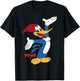 Woody Woodpecker Full Body Logo Portrait T-Shirt - T-Shirt | Black