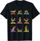 Otter Yoga Funny Otter In Yoga Poses Sports T-Shirt - T-Shirt | Black