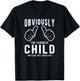 Funny Sibling Rivalry Obviously Dads Moms Favorite Child T-Shirt - T-Shirt | Black