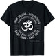 Hare Krishna Shirt Spiritual Hare Krishna Mantra T-Shirt - T-Shirt | Black