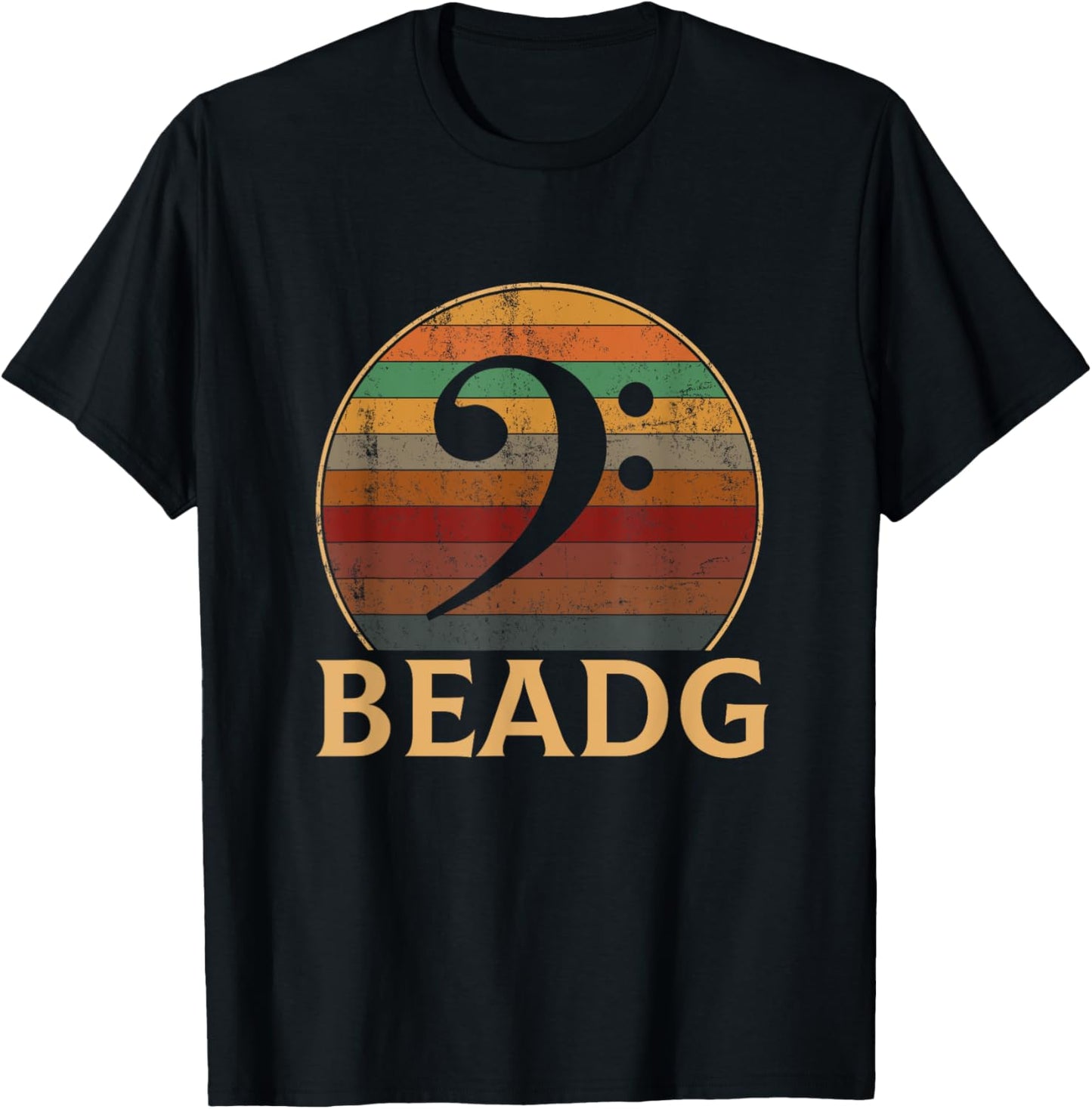 BEADG bassist Bass Clef T-Shirt - T-Shirt | Black
