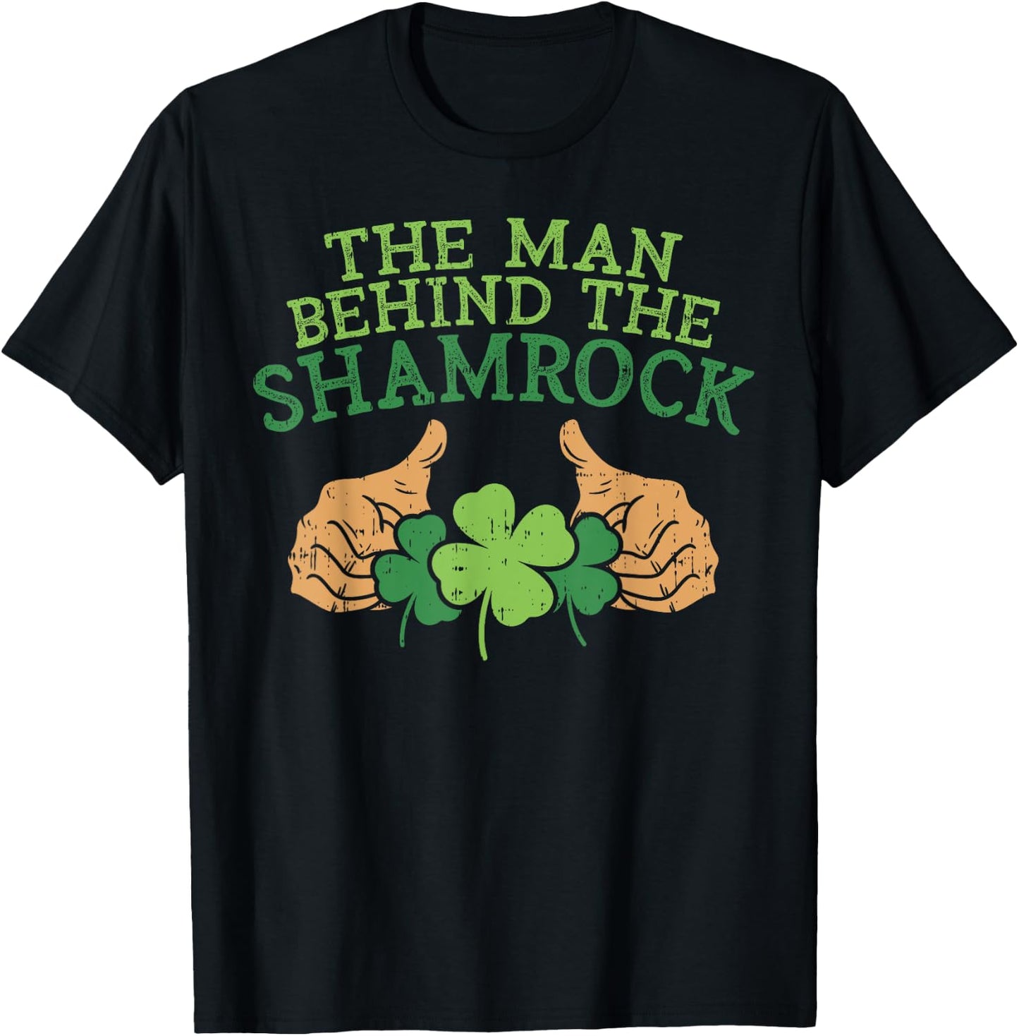 Funny St Patricks Day Pregnancy Announcement Dad Shirt Man T-Shirt - T-Shirt | Black