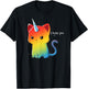 The Magical Kittencorn T-Shirt - T-Shirt | Black