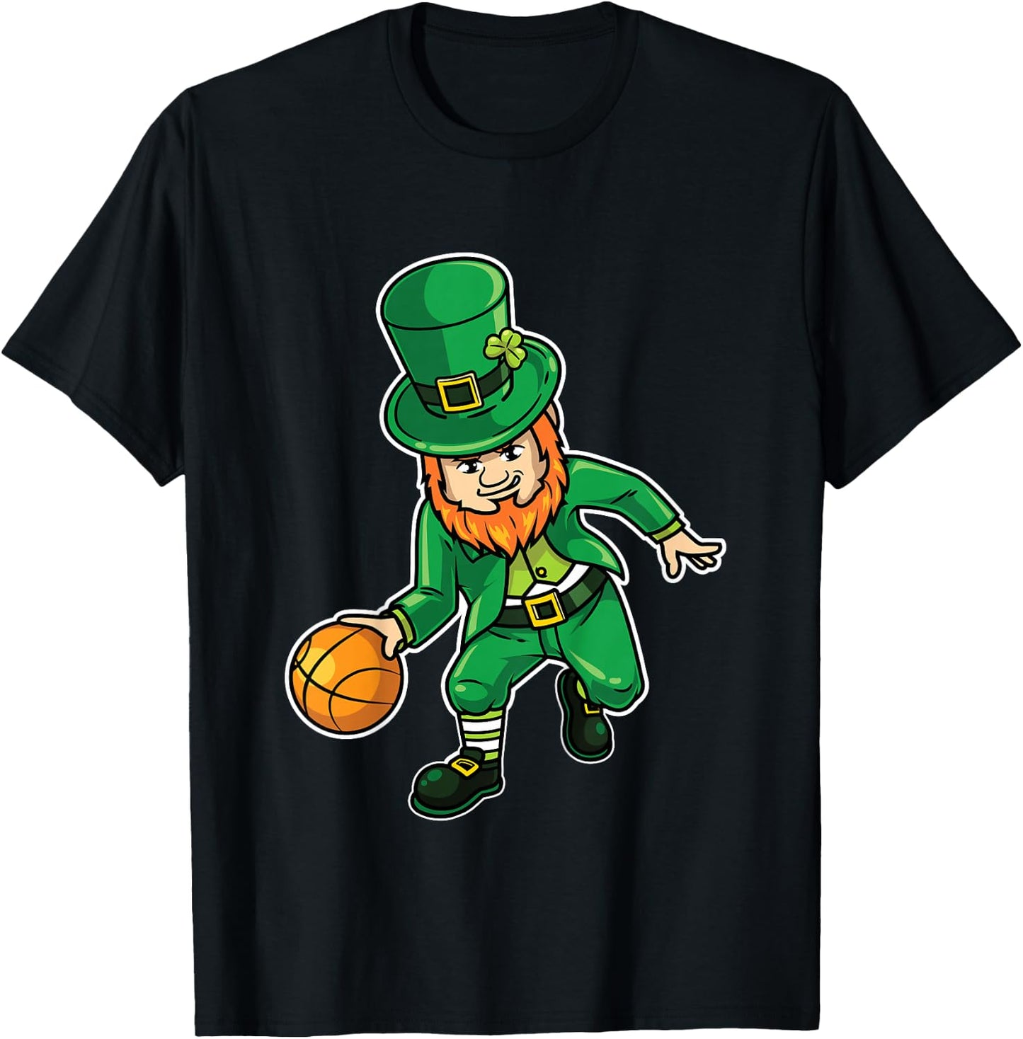 Kids Basketball Saint Patricks T-Shirt - T-Shirt | Black