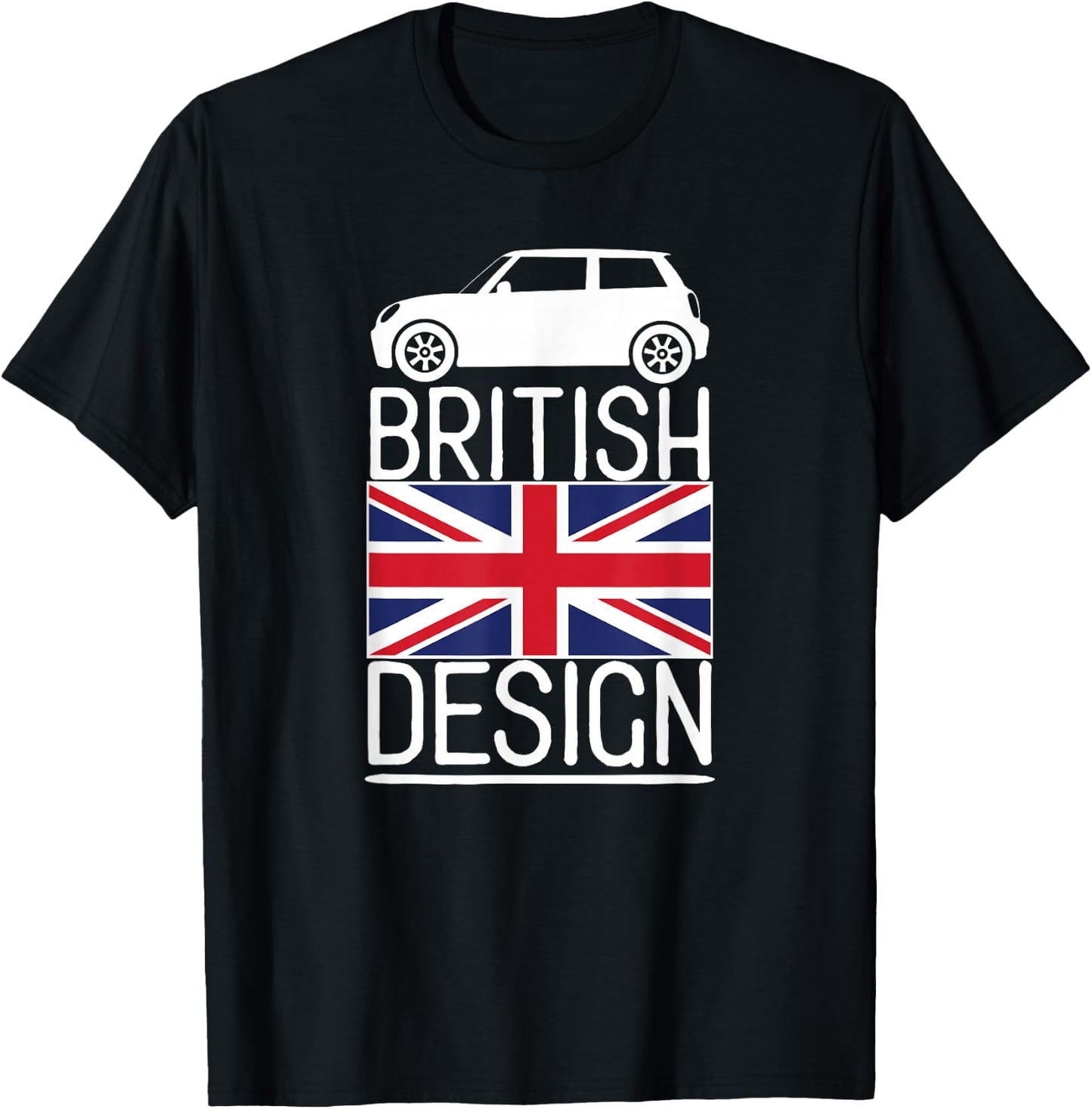 British Classic Car Mini T-Shirt - T-Shirt | Black