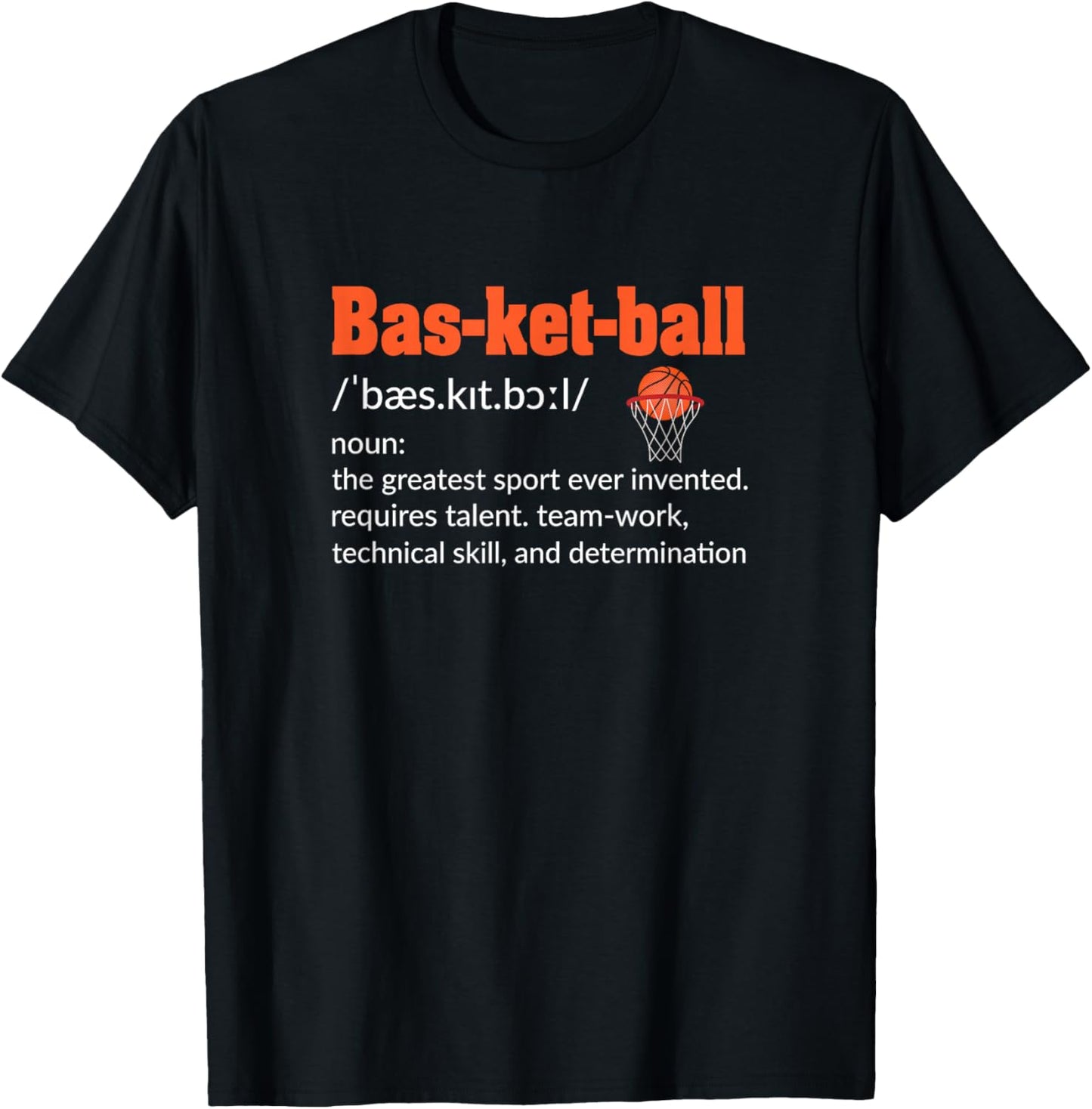 Basketball Player Quote Basketball Lover Funny Basketball T-Shirt - T-Shirt | Black
