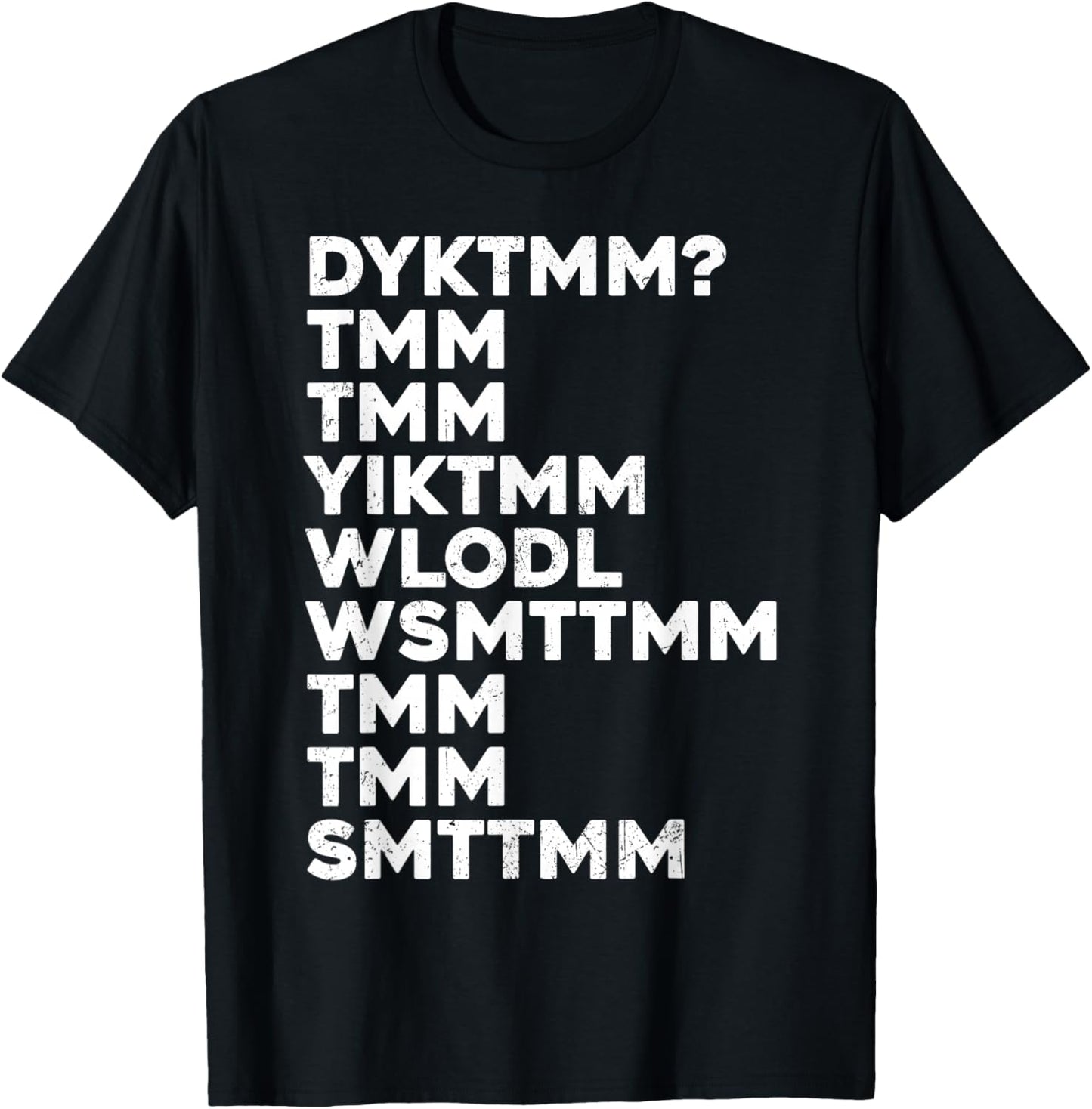 Do You Know The Muffin Man DYKTMM Nostalgic Saying Quote T-Shirt - T-Shirt | Black